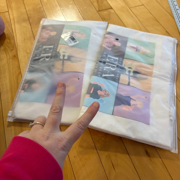 TAYLOR SWIFT Eras Tour Canvas Tote Bag Birthday “May your next ERA be best yet” - Picture 6 of 6